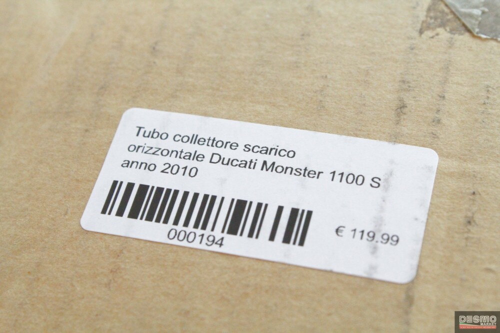 Tubo collettore scarico orizzontale Ducati Monster 1100 S anno 2010